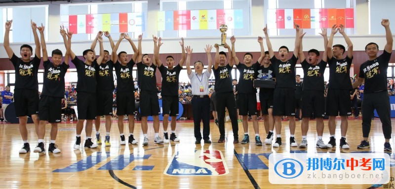 四川省雙流縣華陽中學奪得2017 Jr.NBA聯賽四川賽區冠軍