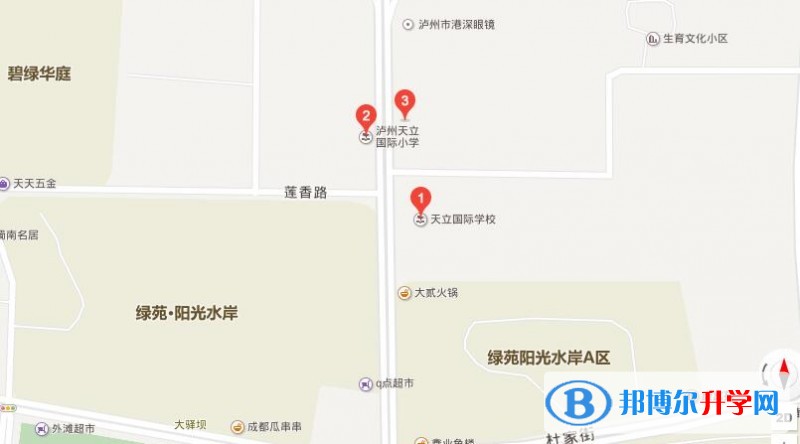 瀘州天立國際學校學校地址在哪里
